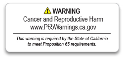 Prop 65 Warning
